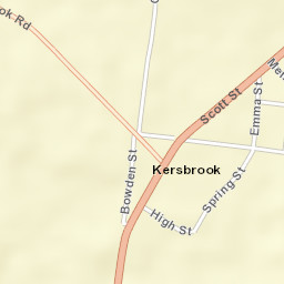 Kersbrook Street Map
