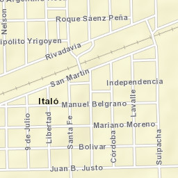 Italó Street Map