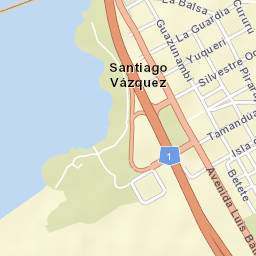 Santiago Vázquez Street Map