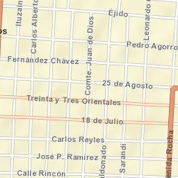 San Carlos Street Map