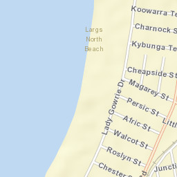 Largs North Street Map
