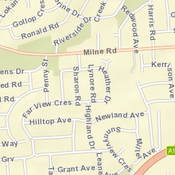 Ridgehaven Street Map