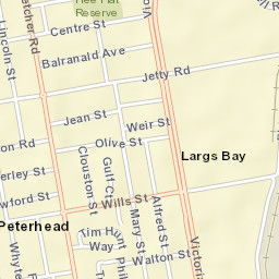 Peterhead Street Map