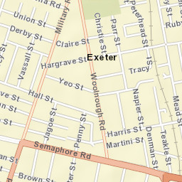 Exeter Street Map