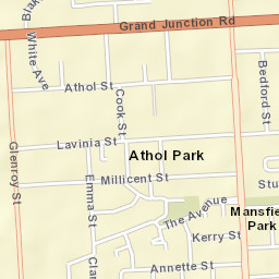 Athol Park Street Map