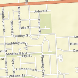 Mansfield Park Street Map