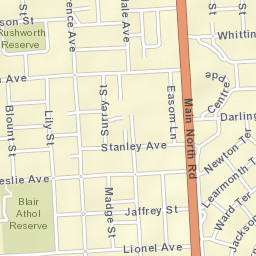 Blair Athol Street Map