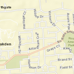 Oakden Street Map