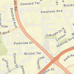 Gilles Plains Street Map