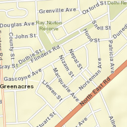 Hillcrest Street Map