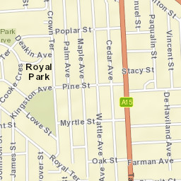 Royal Park Street Map