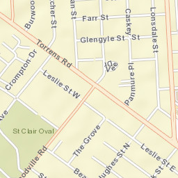 Woodville North Street Map