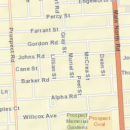 Prospect Street Map