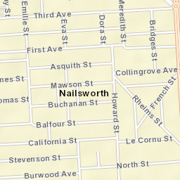 Nailsworth Street Map