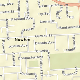 Newton Street Map