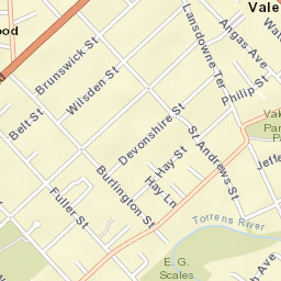 Walkerville Street Map
