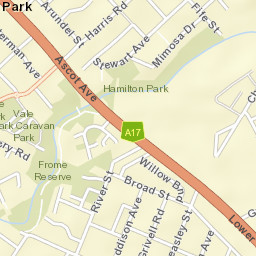 Vale Park Street Map