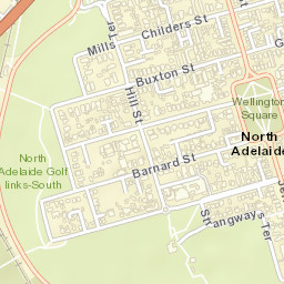 North Adelaide Street Map