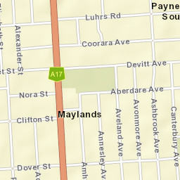 Maylands Street Map