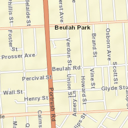 Trinity Gardens Street Map