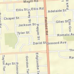 Rosslyn Park Street Map