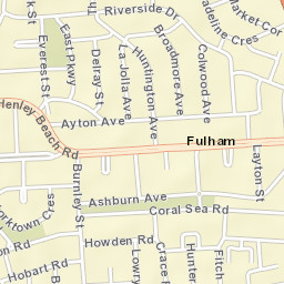 Fulham Street Map