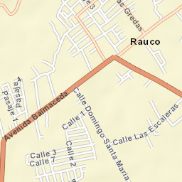 Rauco Street Map