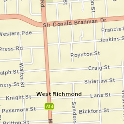 Cowandilla Street Map