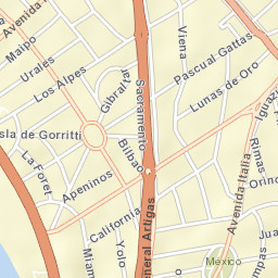Punta del Este Street Map