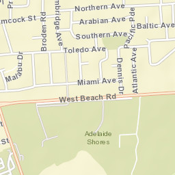 West Beach Street Map