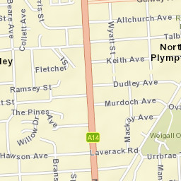 North Plympton Street Map