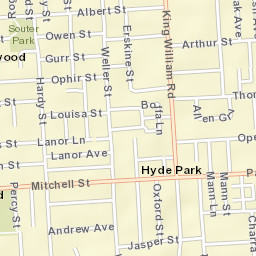 Hyde Park Street Map
