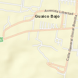 Romeral Street Map