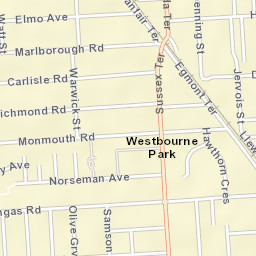 Westbourne Park Street Map