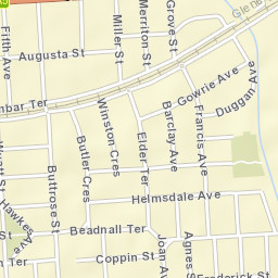 Glenelg East Street Map