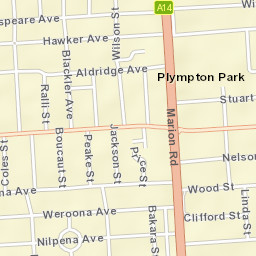 Plympton Park Street Map