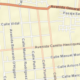 Curicó Street Map