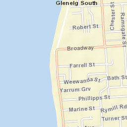 Glenelg South Street Map