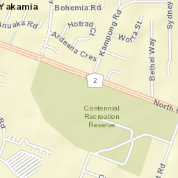 Yakamia Street Map