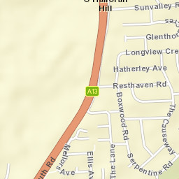 O’Halloran Hill Street Map