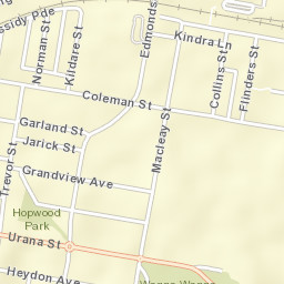 Turvey Park Street Map