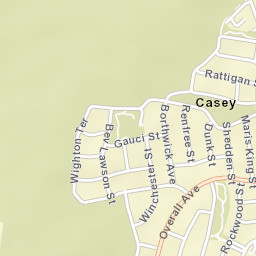 Casey Street Map