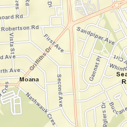Moana Street Map