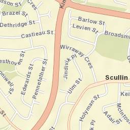 Scullin Street Map