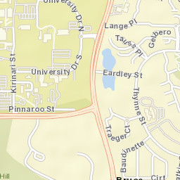 Bruce Street Map