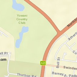 Lyneham Street Map