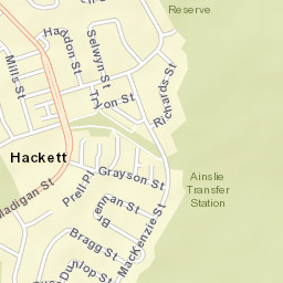 Hackett Street Map