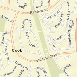Cook Street Map