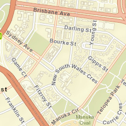 Forrest Street Map