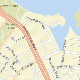 Kingston Street Map